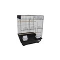 Yml YML 5924BLK Flat Top Small Bird Cage in Black 5924BLK